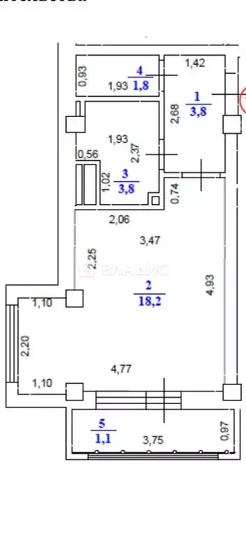 Квартира-студия: Нижний Новгород, улица Июльских Дней, 11 (27.6 м) - Фото 1