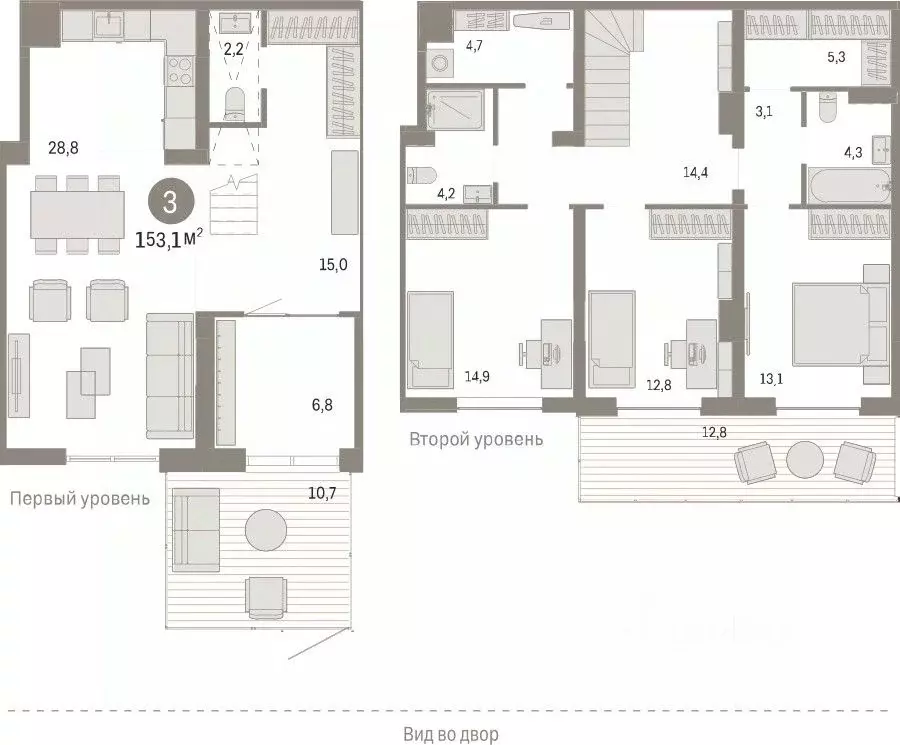 3-к кв. Новосибирская область, Новосибирск Большевистская ул., 43/2С ... - Фото 0