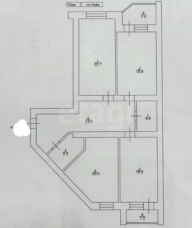 3-к кв. Татарстан, Казань ул. Академика Лаврентьева, 11 (116.0 м) - Фото 2