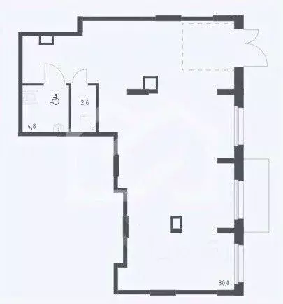 Торговая площадь в Москва ул. Золотошвейная, 2 (87 м) - Фото 2