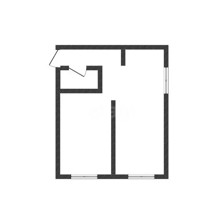 1-комнатная квартира: посёлок городского типа Суховерково, Школьная ... - Фото 2