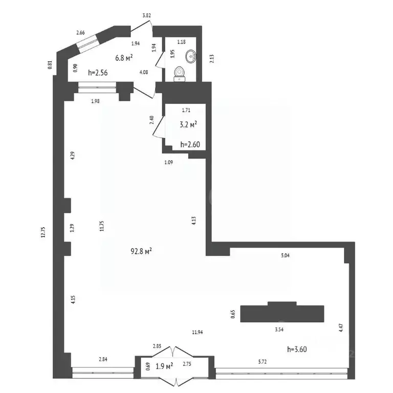 Помещение свободного назначения в Красноярский край, Красноярск ул. ... - Фото 1