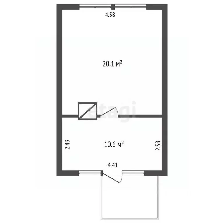Дом в Псковская область, Дновский муниципальный округ, д. Белошкино  ... - Фото 1