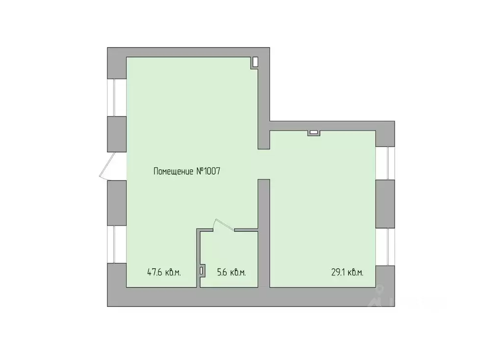 Помещение свободного назначения в Татарстан, Зеленодольский район, ... - Фото 1