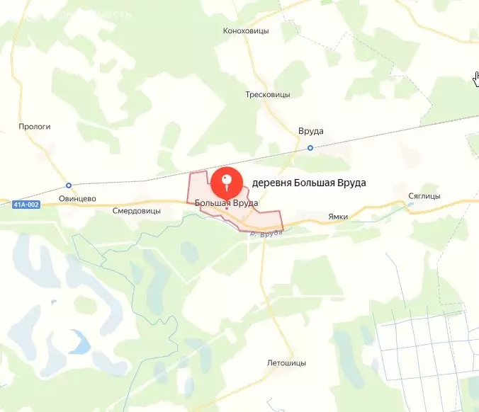 Участок в Волосовский район, деревня Большая Вруда (50 м) - Фото 0