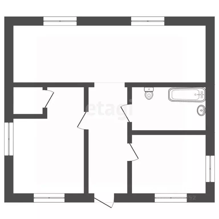 Дом в Ставропольский край, Минераловодский муниципальный округ, пос. ... - Фото 1