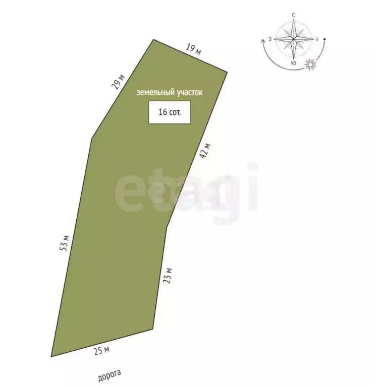 Участок в Саха (Якутия), Якутск Вилюйский тракт, 13 (16.2 сот.) - Фото 1