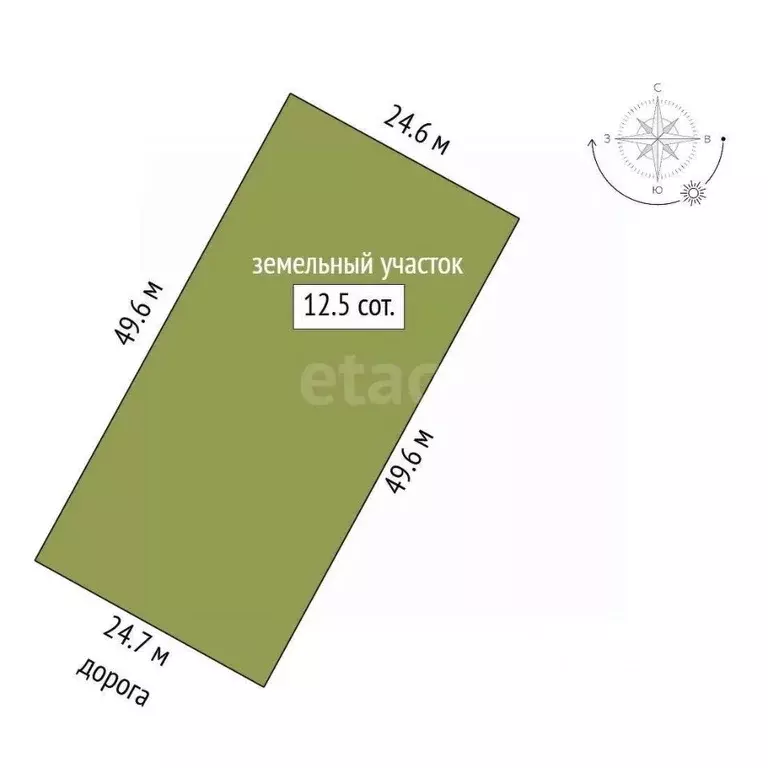 Участок в Москва № 182 кв-л, 255 (12.5 сот.) - Фото 0