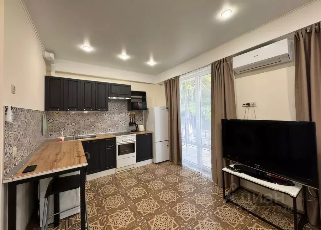 Студия Краснодарский край, Сочи Хоста жилрайон, ул. Шоссейная, 3Е ... - Фото 1