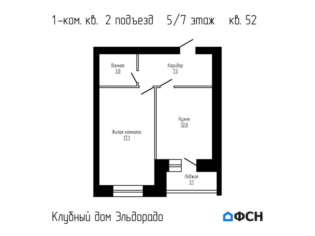 1-к кв. Тамбовская область, Тамбов городской округ, д. Перикса ул. ... - Фото 0