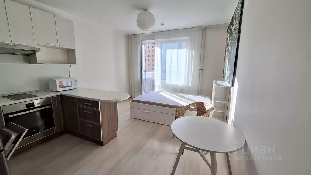 Студия Ленинградская область, Мурино Всеволожский район, пл. ... - Фото 1