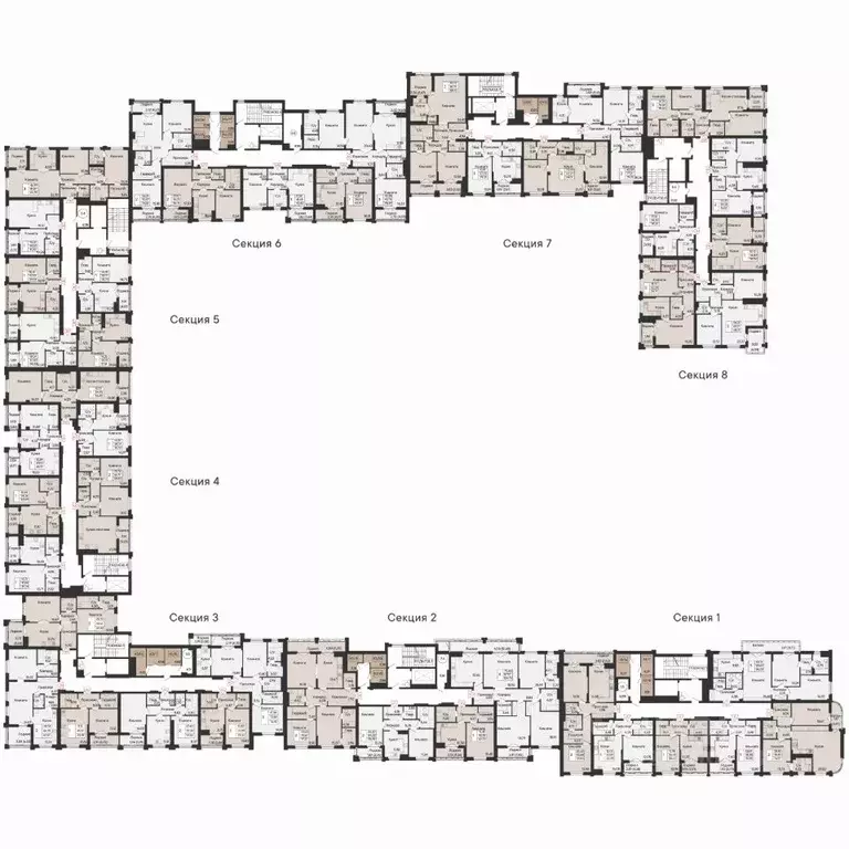 2-к кв. Ростовская область, Ростов-на-Дону Ривьера жилой квартал,  ... - Фото 2