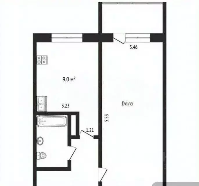 1-к кв. Мордовия, Саранск ул. Сураева-Королева, 3 (36.7 м) - Фото 2