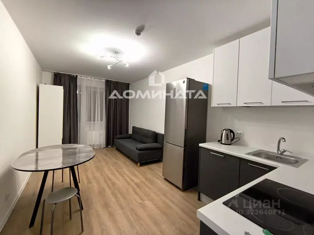 Студия Санкт-Петербург ул. Гудиловская, 9 (25.0 м) - Фото 1