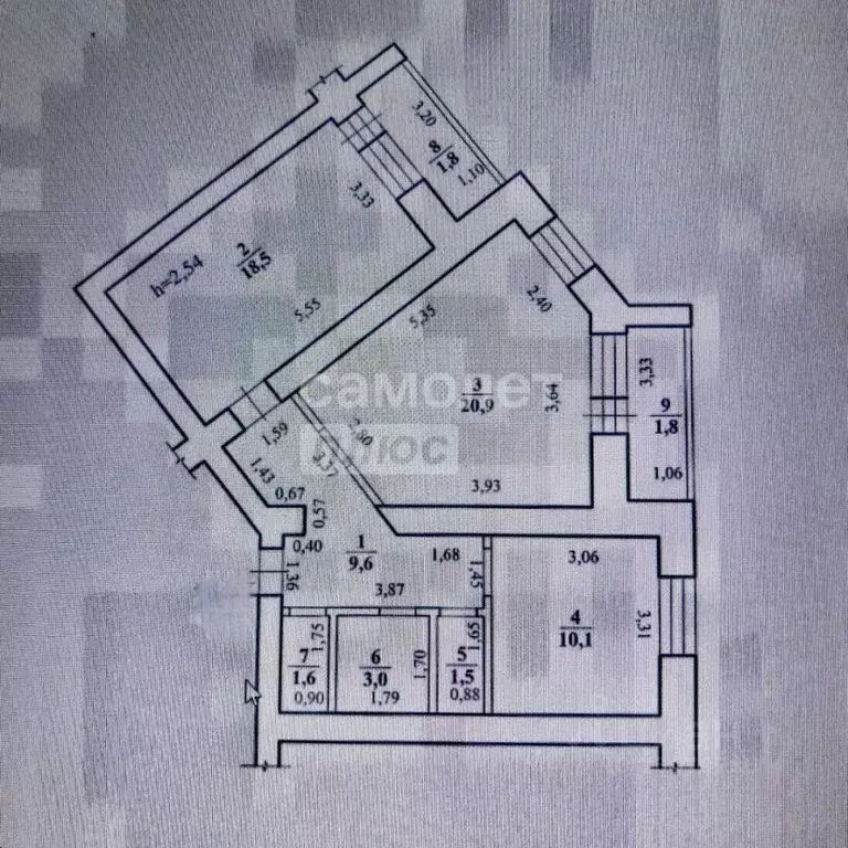 2-к кв. Забайкальский край, Чита Украинский бул., 15 (68.8 м) - Фото 2