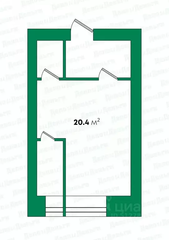 Студия Кировская область, Киров проезд Шаляпина, 8 (20.4 м) - Фото 1