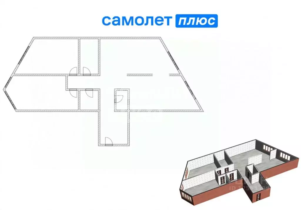 3-к кв. Кемеровская область, Кемерово Притомская набережная ул., 19 ... - Фото 2