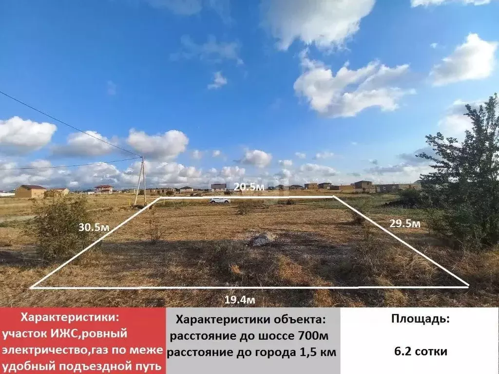 Участок в Крым, Симферопольский район, с. Мирное ул. Дмитрия Власенко ... - Фото 0