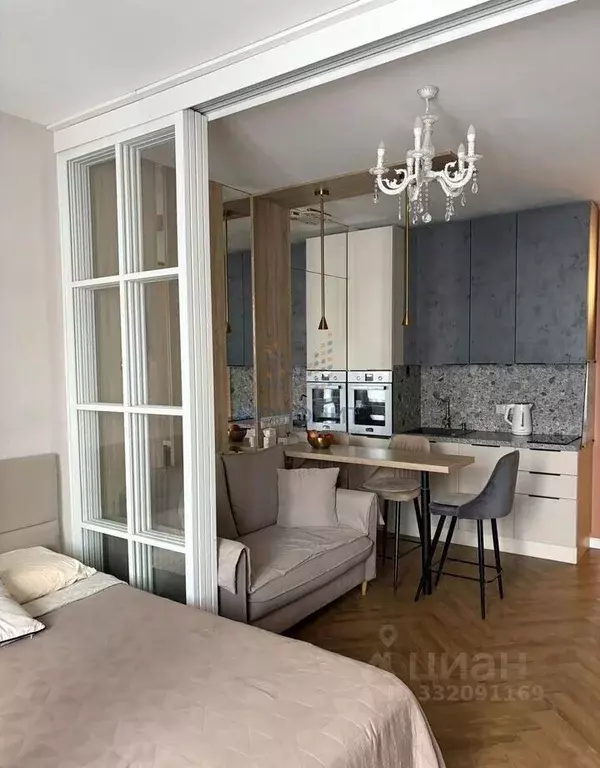 Студия Москва пос. Коммунарка, ул. Фитаревская, 6 (26.9 м) - Фото 1
