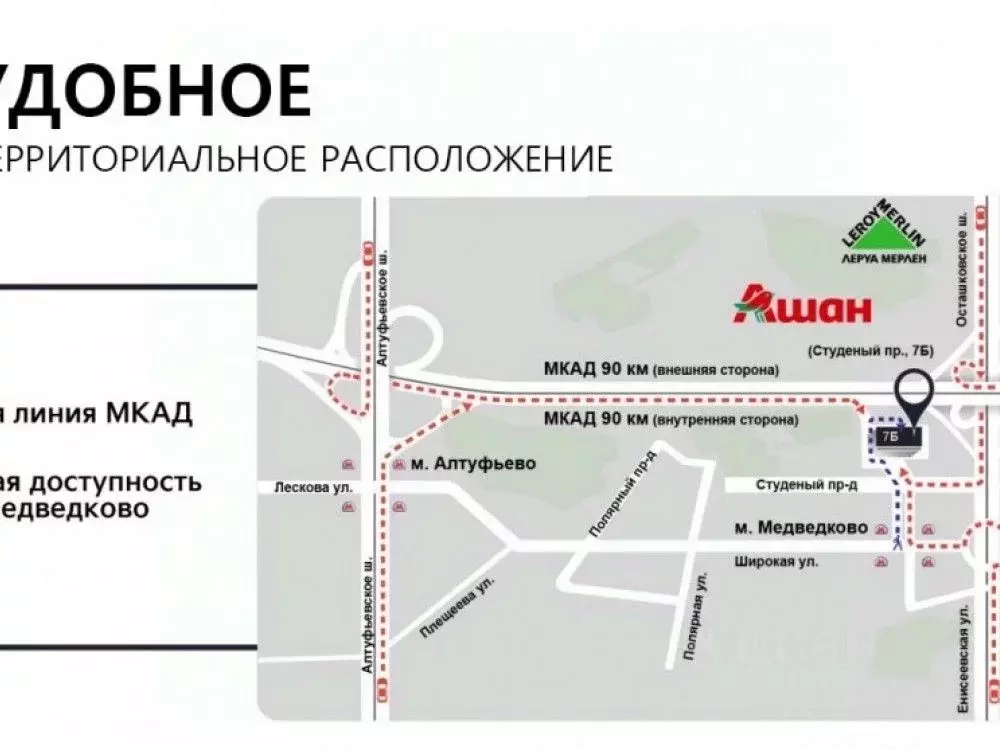 Торговая площадь в Москва Студеный проезд, 7Б (270 м) - Фото 2