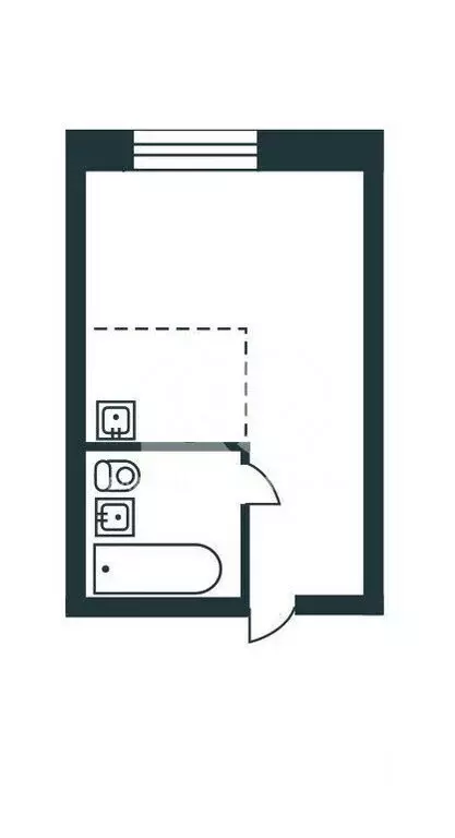 Квартира-студия: Садовый, микрорайон Околица, 1 (17.9 м) - Фото 1
