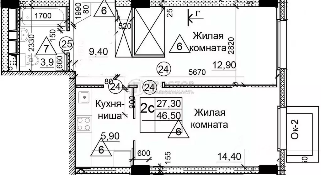 2-к кв. Московская область, Солнечногорск городской округ, Голубое пгт ... - Фото 1