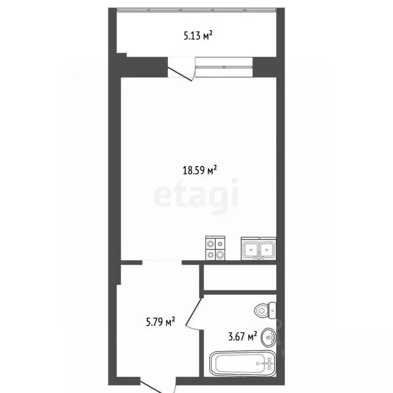 Студия Татарстан, Набережные Челны просп. Раиса Беляева, 42В (30.6 м) - Фото 1