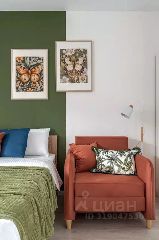 Студия Санкт-Петербург Черниговская ул., 17 (28.0 м) - Фото 1