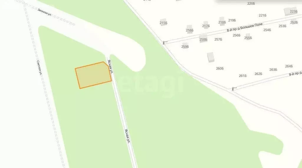Участок в Тульская область, городской округ Тула, село Частое (10 м) - Фото 0