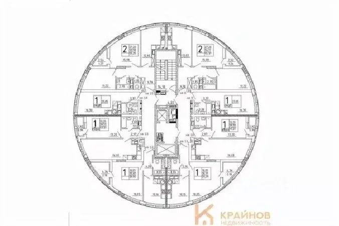 1-к кв. Воронежская область, с. Новая Усмань, Южный мкр  (40.51 м) - Фото 1