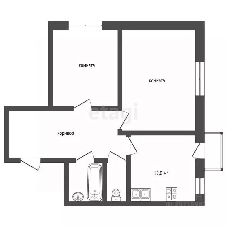 2-к кв. Камчатский край, Олюторский район, с. Тиличики, Верхние ... - Фото 2