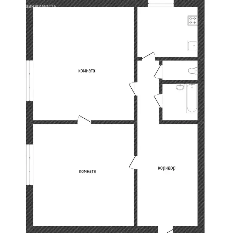 2-комнатная квартира: Миасс, улица Карла Маркса, 3 (46 м) - Фото 1