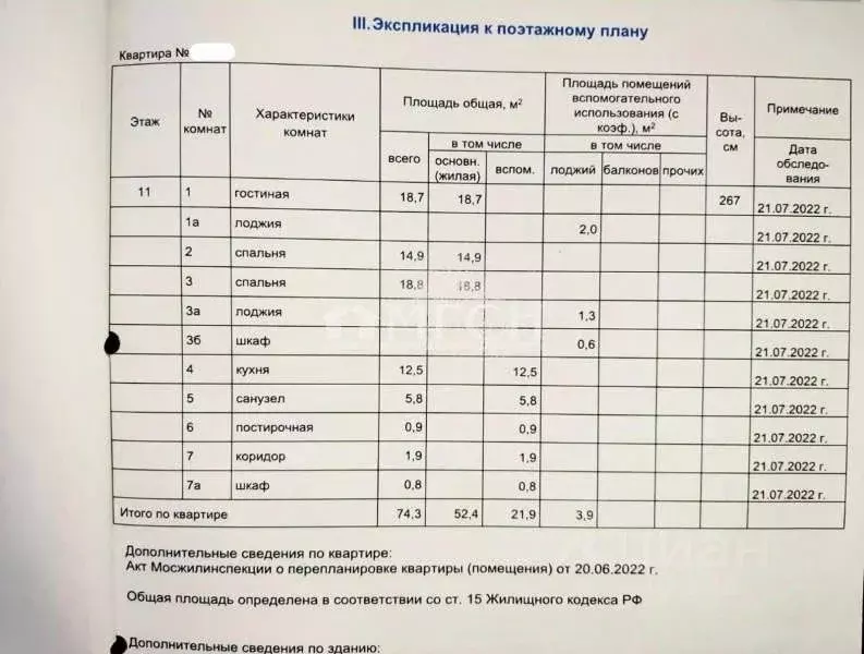 3-к кв. Москва Коломенская наб., 12 (74.3 м) - Фото 1