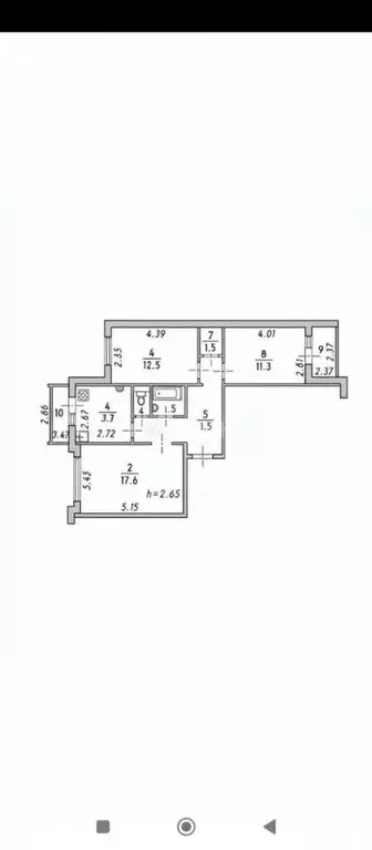 3-к кв. Омская область, Омск пос. Амурский, ул. 2-я Барнаульская, 22 ... - Фото 2