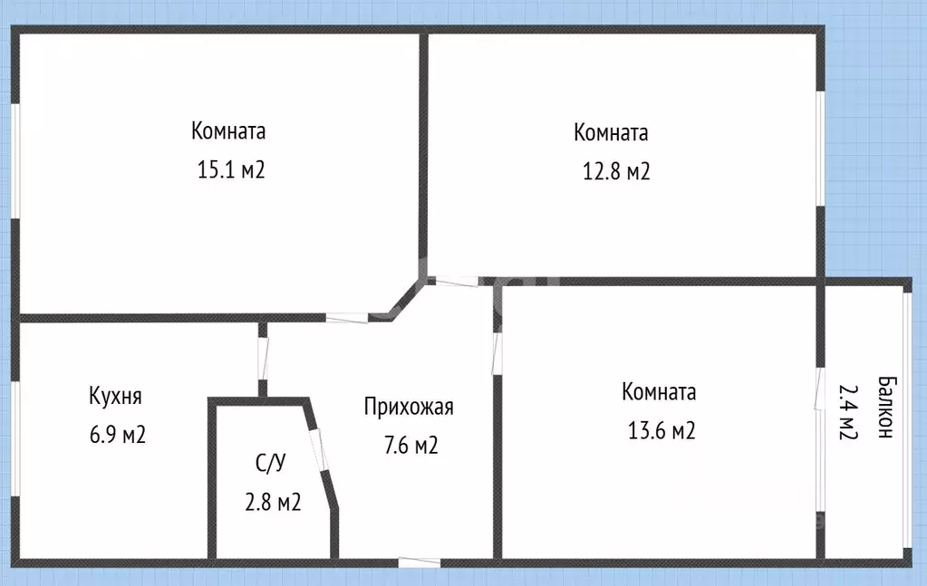 3-к кв. Краснодарский край, Горячий Ключ ул. Вокзальная Площадь, 1 ... - Фото 2