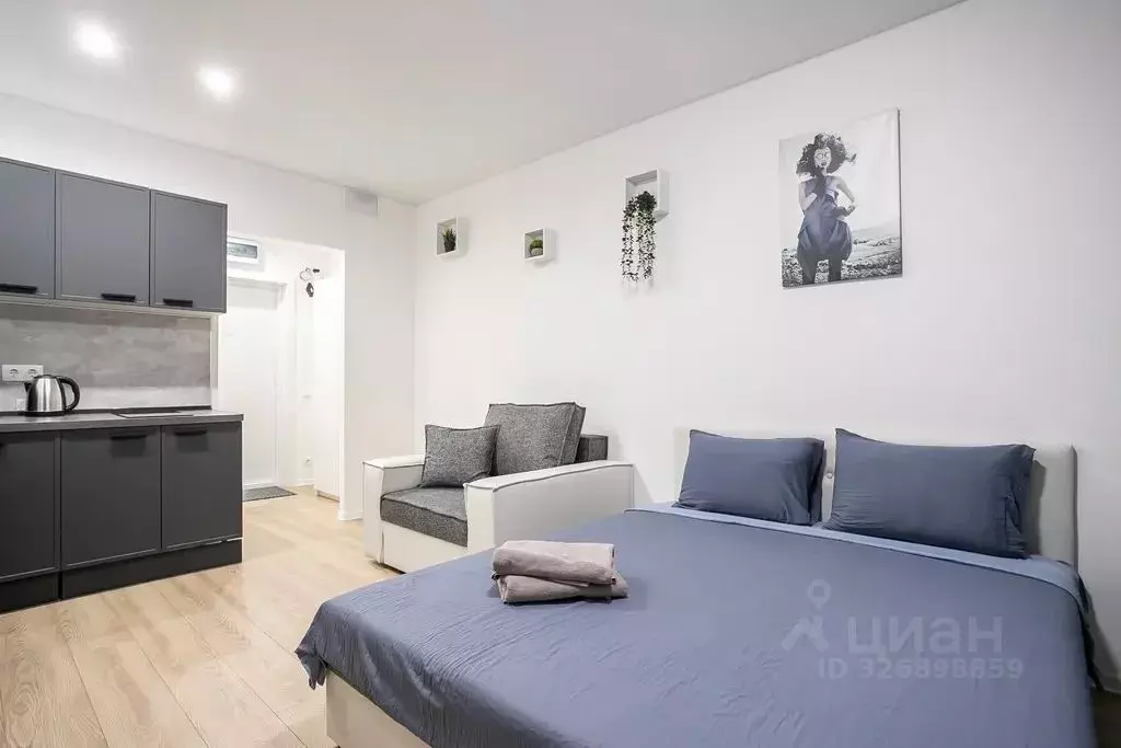 Студия Москва ул. Добролюбова, 8к1 (25.0 м) - Фото 1