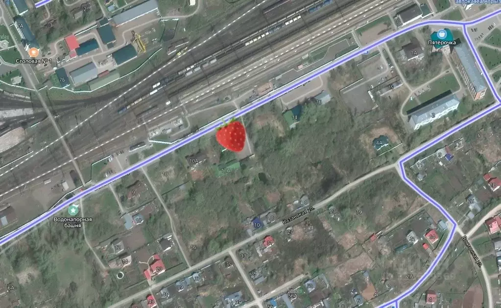 Участок в Татарстан, Агрыз Вокзальная ул., 10А (4.69 сот.) - Фото 0