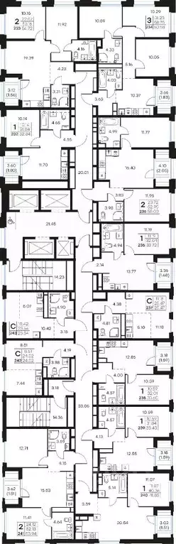 3-к кв. Нижегородская область, Нижний Новгород Глоракс Левобережный ... - Фото 2