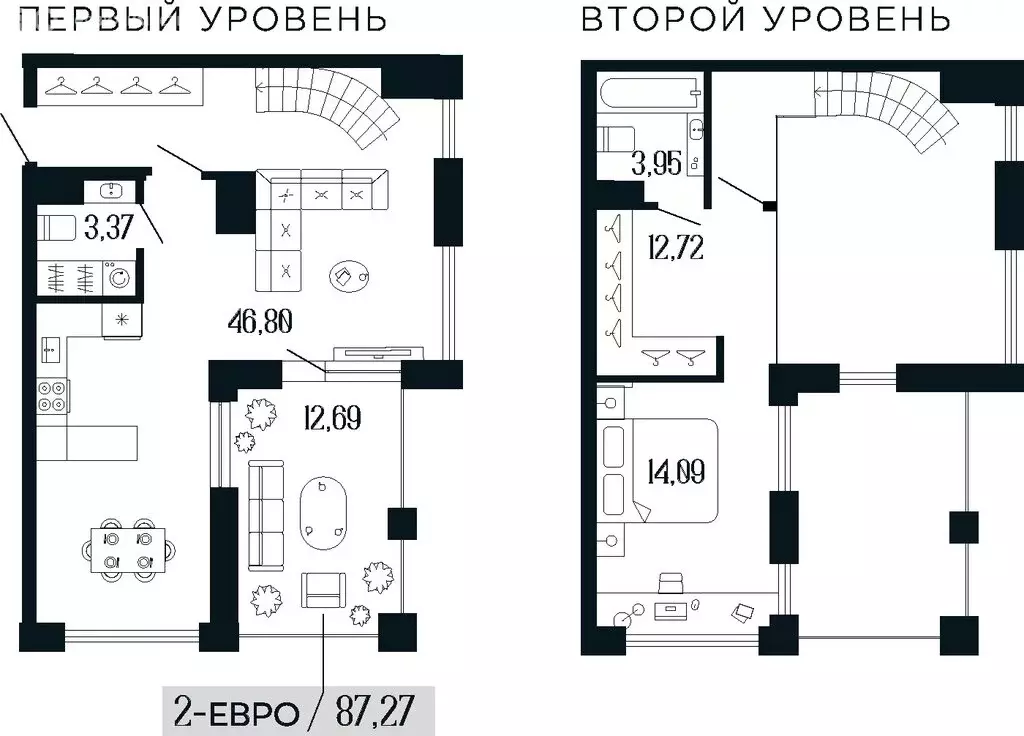1-комнатная квартира: Санкт-Петербург, улица Коли Томчака, 3 (83.09 м) - Фото 1