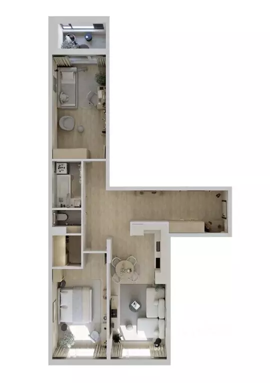 3-к кв. Саха (Якутия), Якутск ул. Чкалова, 39А (75.22 м) - Фото 0
