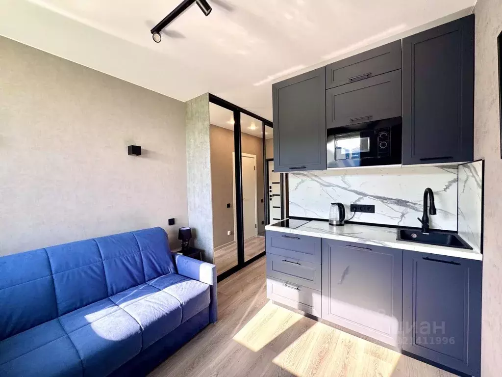 Студия Краснодарский край, Сочи Бытха мкр, ул. Ясногорская, 16/2к10 ... - Фото 1