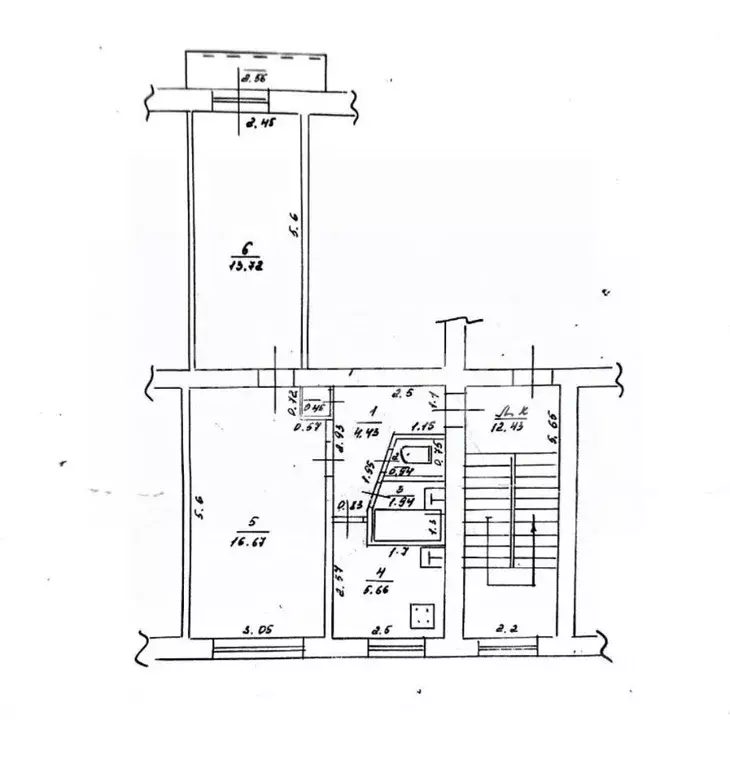 2-к кв. Краснодарский край, Апшеронск ул. Ленина, 31 (43.36 м) - Фото 2