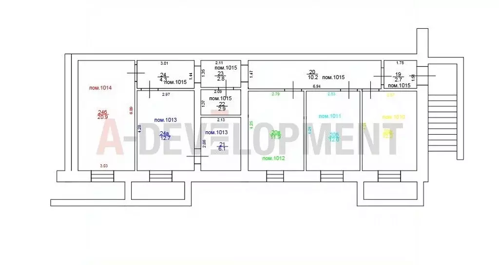 Офис в Татарстан, Зеленодольск Почтовая ул., 9 (21 м) - Фото 2