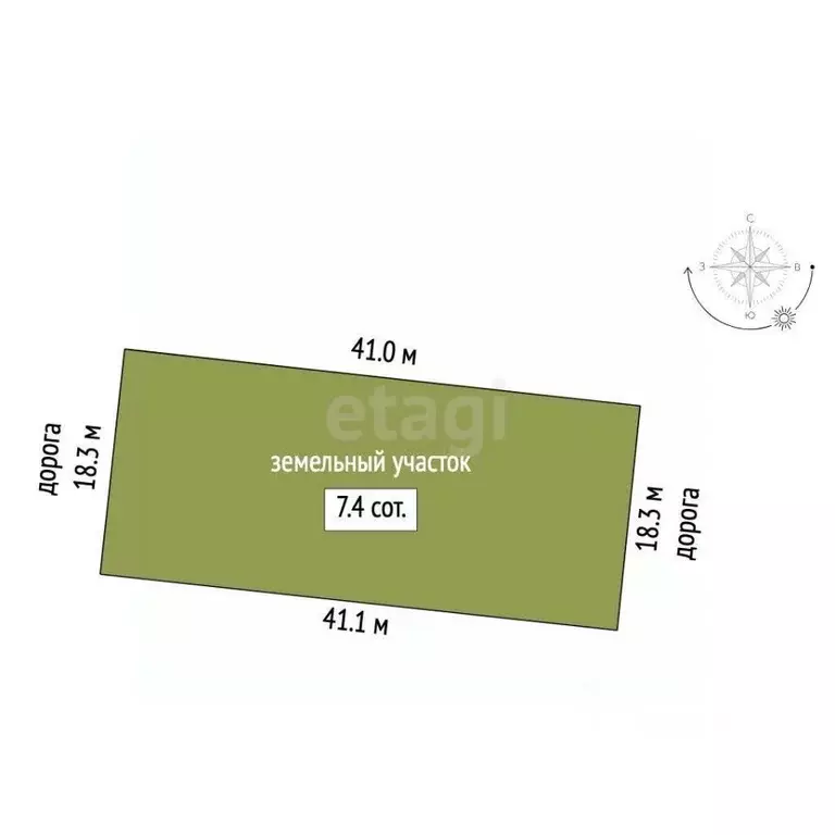 Участок в Калининградская область, Зеленоградск ул. Задорная, 6 (7.36 ... - Фото 2