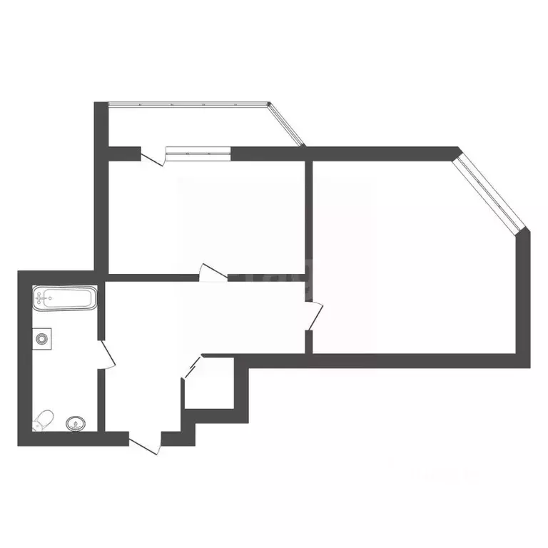 1-к кв. Амурская область, Благовещенск Игнатьевское ш., 14 (39.0 м) - Фото 2