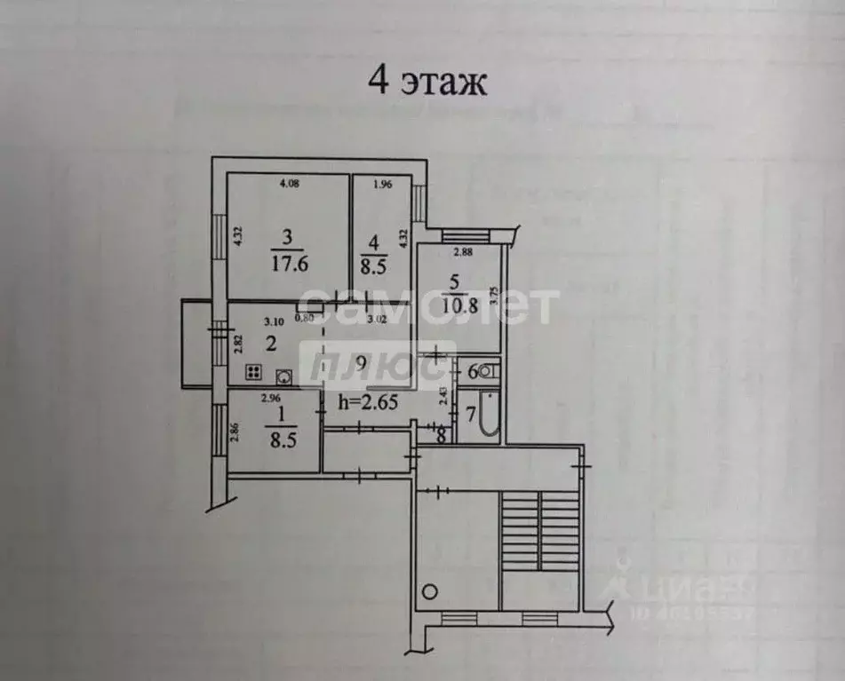 4-к кв. Иркутская область, Иркутск Шахтерская ул., 19А (74.0 м) - Фото 1