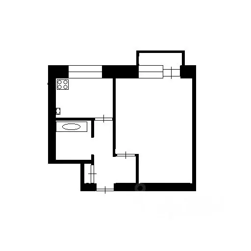 1-к кв. Севастополь просп. Героев Сталинграда, 42 (36.0 м) - Фото 1