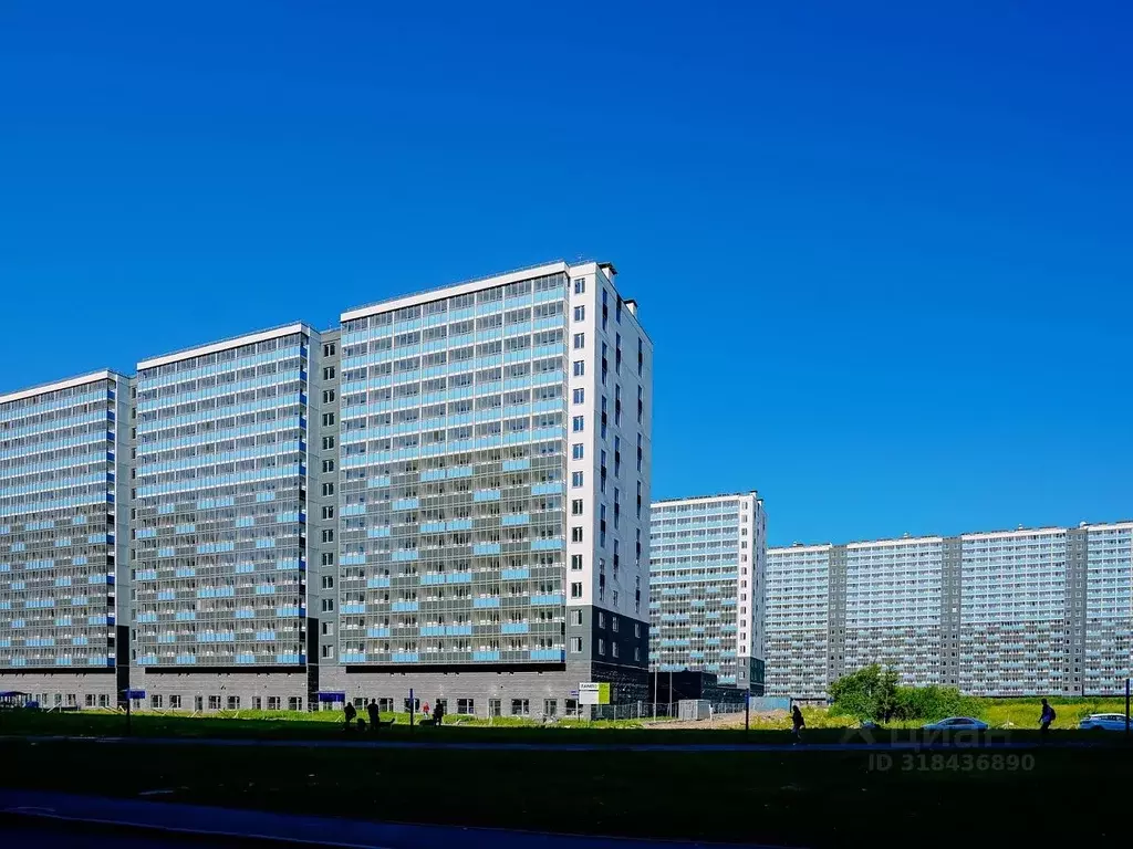 2-к кв. Ленинградская область, Мурино Всеволожский район, ул. ... - Фото 0