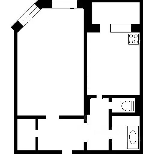 1-к кв. Саха (Якутия), Якутск ул. Кузьмина, 34/3 (39.8 м) - Фото 1