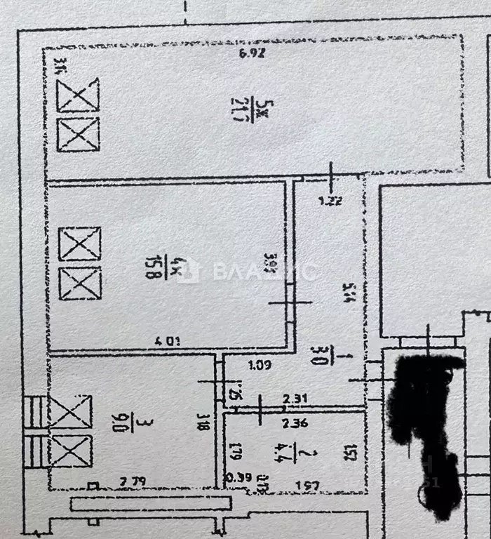 2-к кв. Калининградская область, Гурьевск бул. Пражский, 1 (58.9 м) - Фото 2